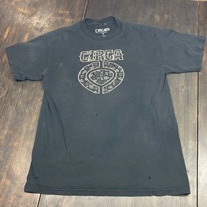Vintage Circa Skate T. Blank w/gray & white graphic. Men’s M. Nicely Broken in
